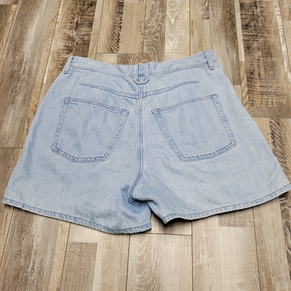 29 COS High Waisted Soft Blue Denim Shorts - Picture 2 of 7